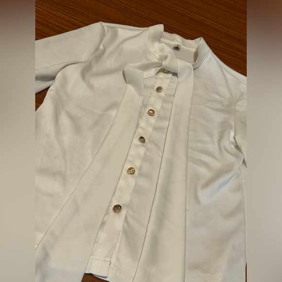 Neck Tie Blouse - Picture 2 of 3